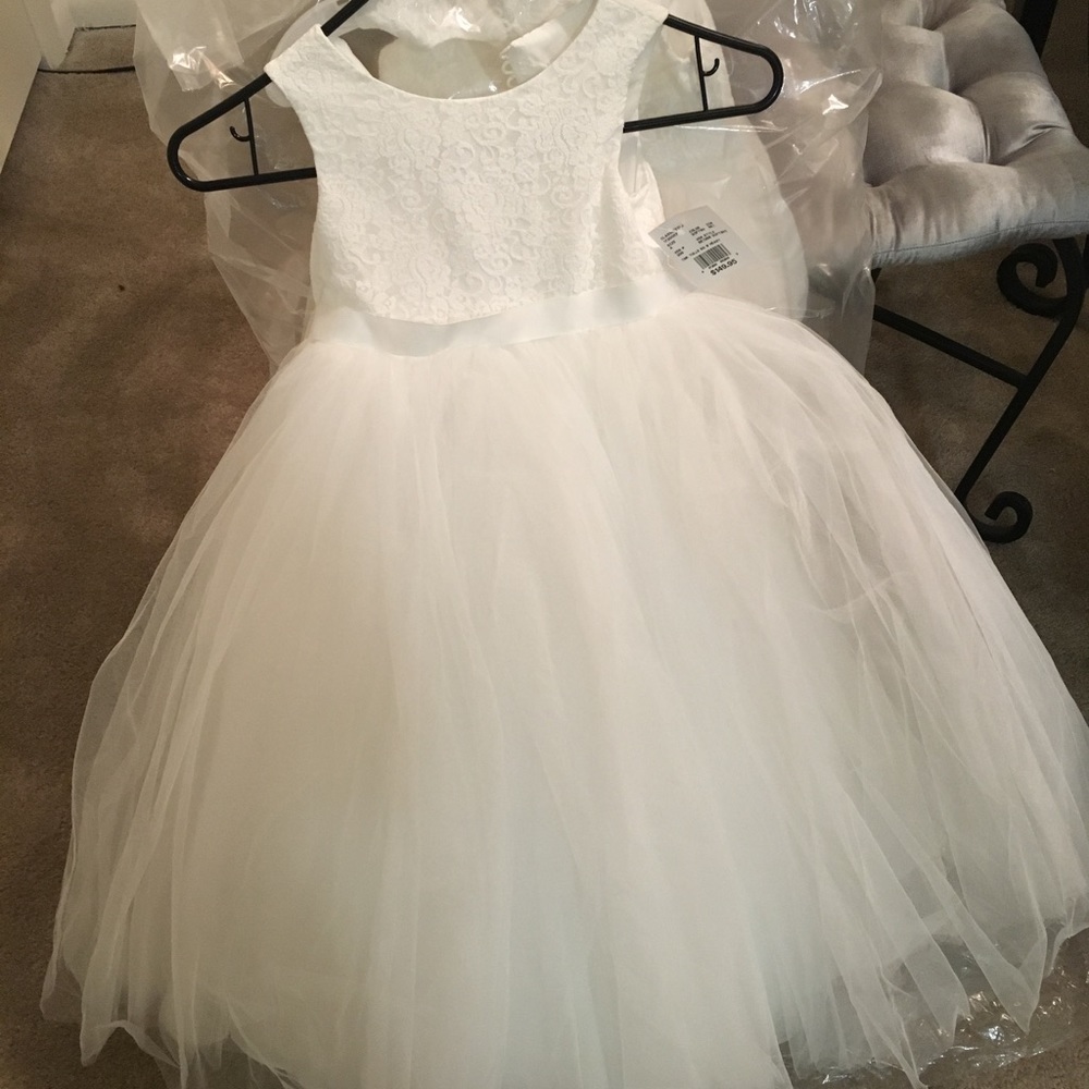 SOLD--Davids Bridal Flower Girl dress